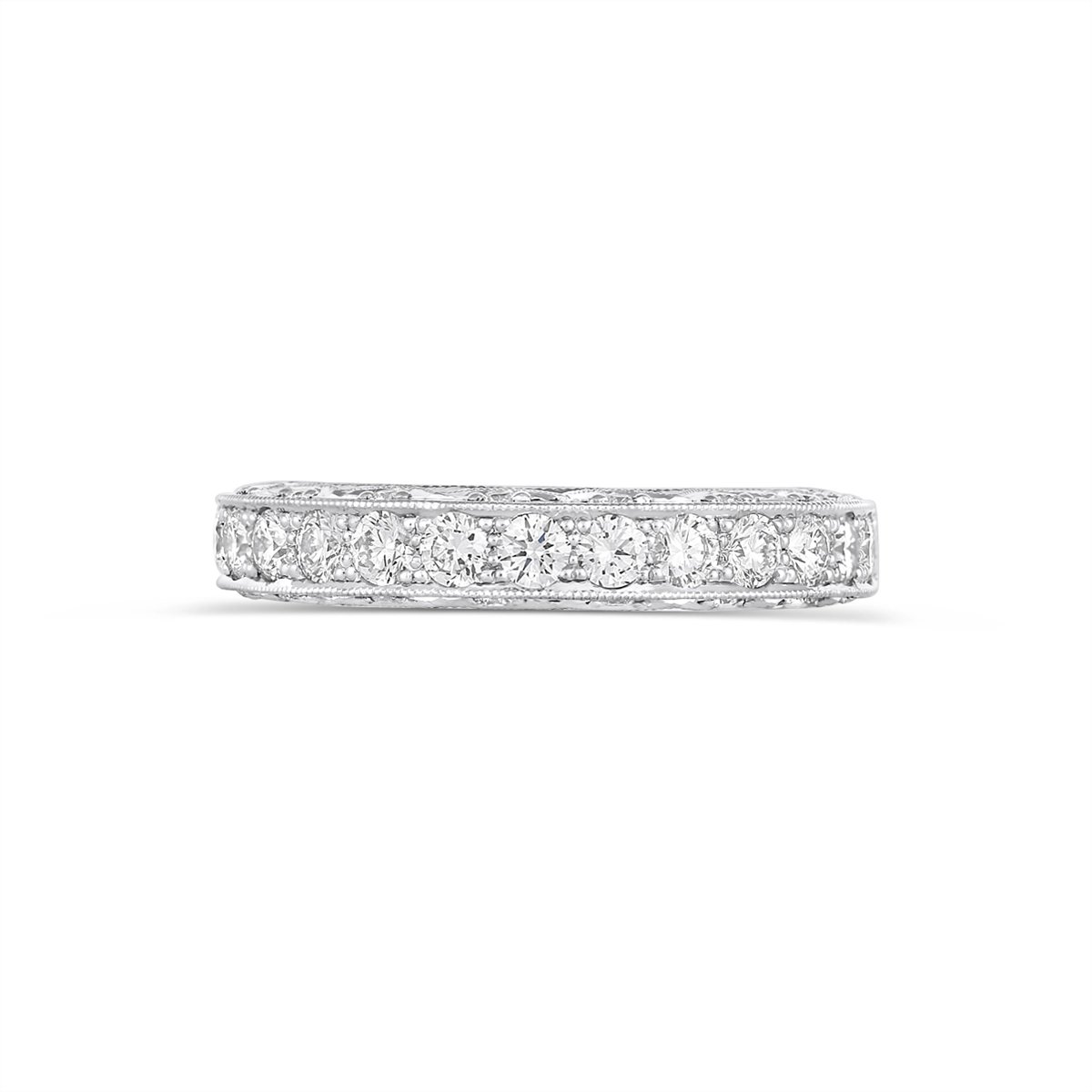 Tacori 18K White Gold Diamond Band