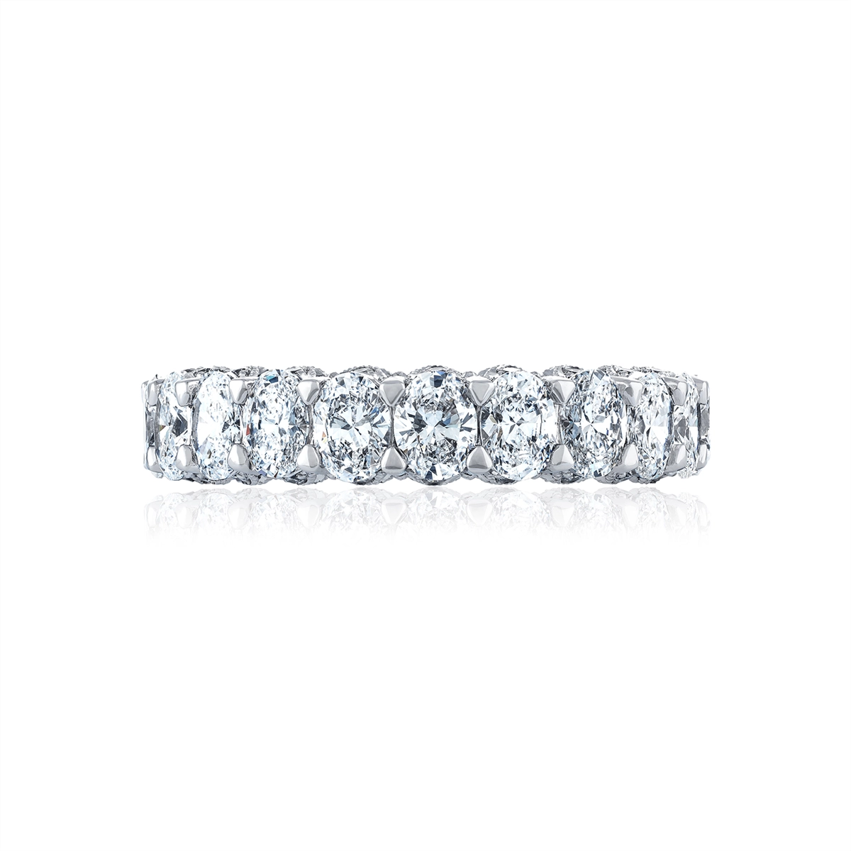 Tacori 18K White Gold RoyalT Diamond Band