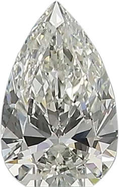 0.5 Carat H VVS1 Pear Natural Diamond