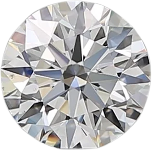 0.6 Carat F SI1 Round Natural Diamond