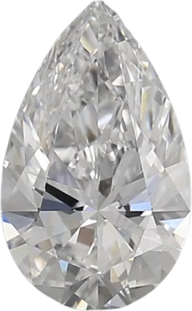 0.74 Carat E VVS2 Pear Lab Diamond