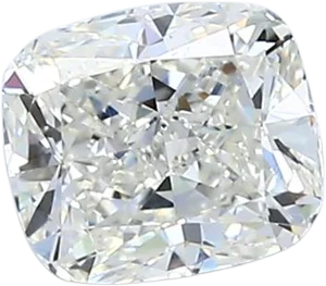 0.79 Carat I VVS1 Elongated Cushion Natural Diamond