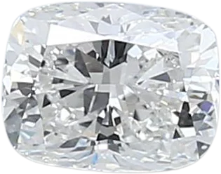 0.82 Carat E vs1 Elongated Cushion Lab Diamond