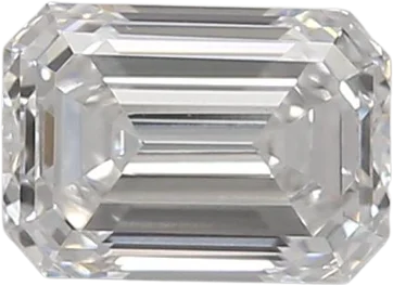 0.92 Carat D vvs2 Emerald Lab Diamond