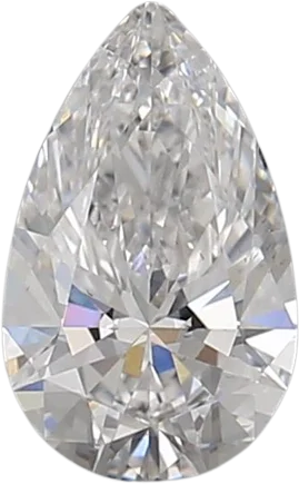 0.93 Carat D VS2 Pear Lab Diamond