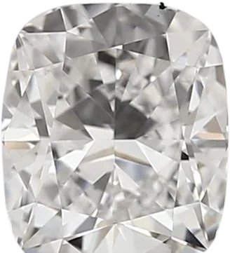 1 Carat E vvs2 Elongated Cushion Lab Diamond