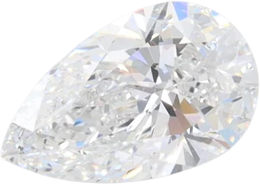 1 Carat D VVS2 Pear Lab Diamond