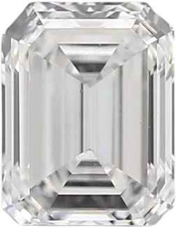 1.01 Carat D vvs2 Emerald Lab Diamond