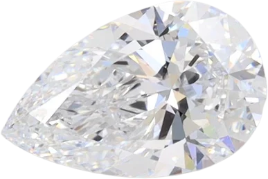 1.02 Carat D VVS1 Pear Lab Diamond