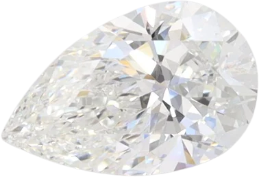 1.02 Carat E VVS2 Pear Lab Diamond