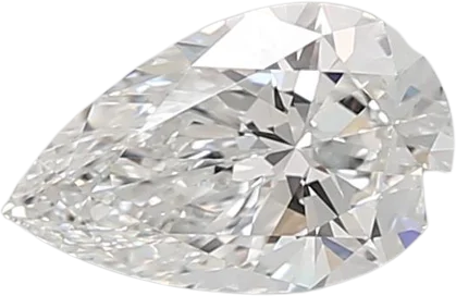 1.06 Carat F IF Pear Lab Diamond