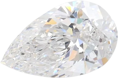 1.07 Carat D VVS1 Pear Lab Diamond