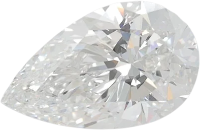 1.07 Carat F VVS1 Pear Lab Diamond