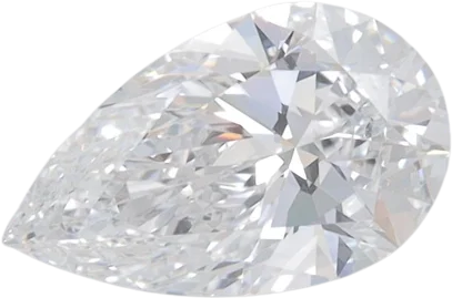 1.08 Carat D VVS1 Pear Lab Diamond