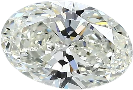 1.2 Carat K SI1 Oval Natural Diamond