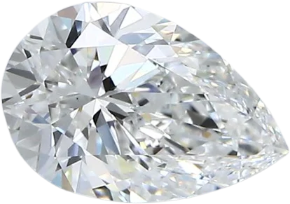 1.23 Carat E VS1 Pear Natural Diamond