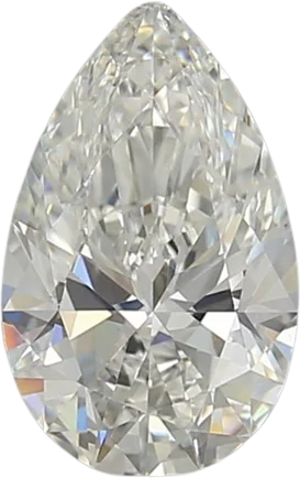 1.34 Carat F VVS2 Pear Lab Diamond