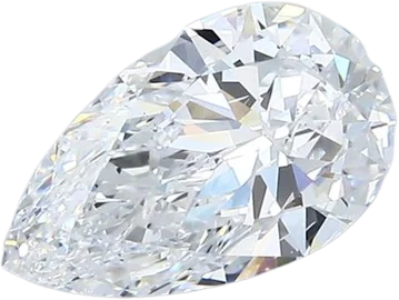 1.51 Carat D SI1 Pear Natural Diamond