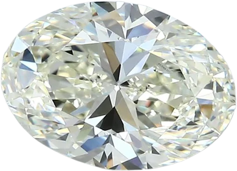 1.7 Carat L VS2 Oval Natural Diamond