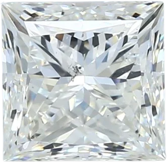 1.7 Carat J SI1 Princess Natural Diamond