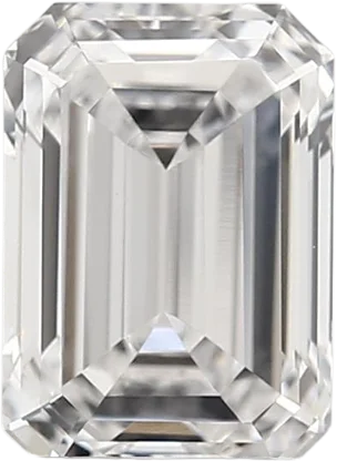 1.8 Carat D vvs2 Emerald Lab Diamond