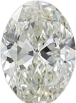 1.8 Carat K SI2 Oval Natural Diamond