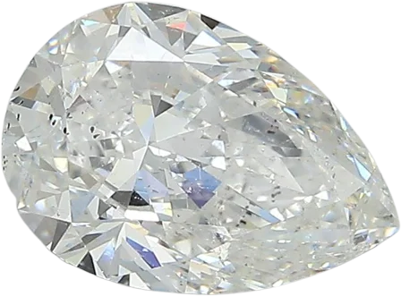 2.01 Carat G SI2 Pear Natural Diamond