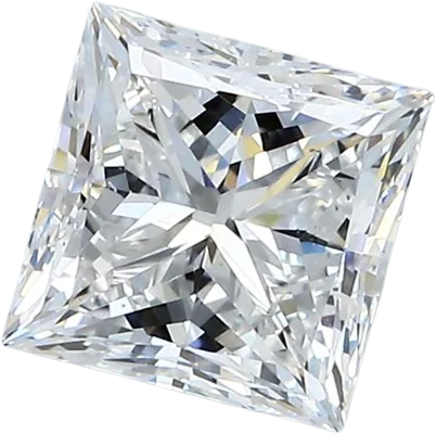 2.01 Carat D VS2 Princess Natural Diamond