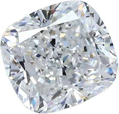 2.02 Carat E VS1 Elongated Cushion Natural Diamond