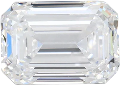 2.08 Carat D VVS1 Emerald Lab Diamond