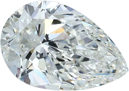 2.61 Carat H VS2 Pear Natural Diamond