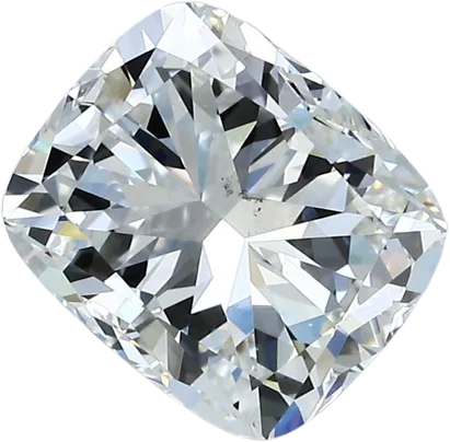 2.63 Carat H SI1 Elongated Cushion Natural Diamond