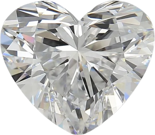 2.7 Carat D VVS2 Heart Lab Diamond