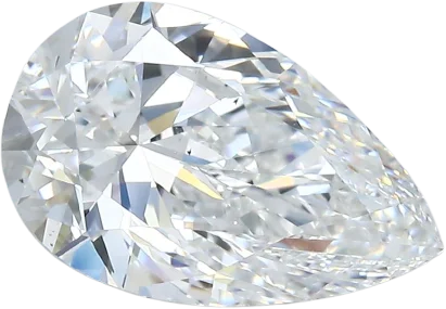 2.86 Carat E SI1 Pear Natural Diamond