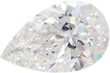 2.92 Carat E IF Pear Lab Diamond