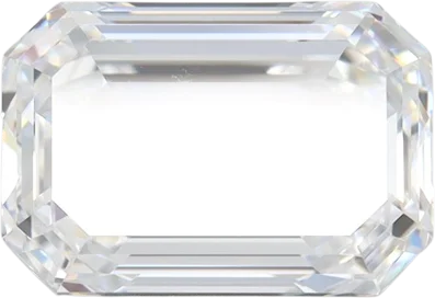 3 Carat D VVS1 Emerald Lab Diamond