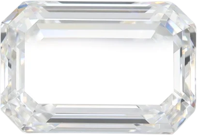 3 Carat D VVS2 Emerald Lab Diamond