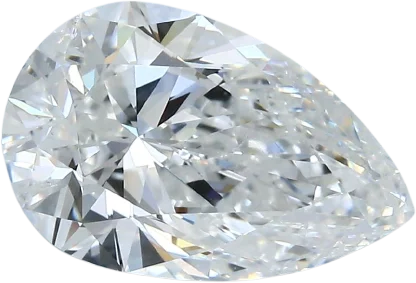 3 Carat F SI2 Pear Natural Diamond