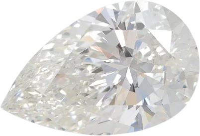 3 Carat H VVS2 Pear Lab Diamond