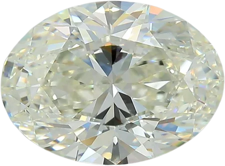 3.01 Carat K VVS2 Oval Natural Diamond