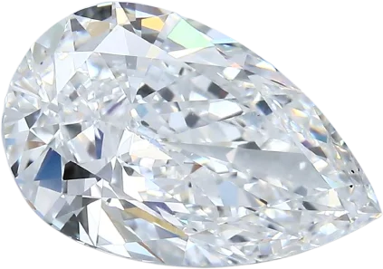 3.01 Carat E VS2 Pear Natural Diamond