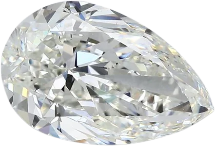 3.03 Carat I SI1 Pear Natural Diamond