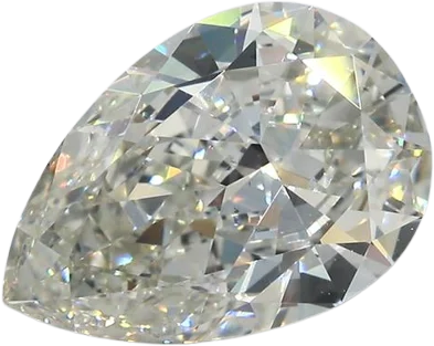 3.21 Carat J SI1 Pear Natural Diamond