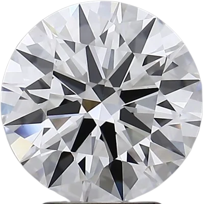 3.37 Carat F VVS2 Round Lab Diamond