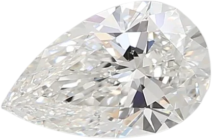 3.51 Carat F IF Pear Lab Diamond