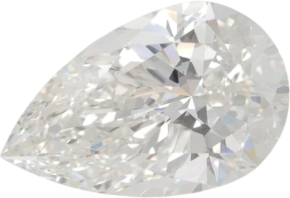 3.6 Carat F VVS2 Pear Lab Diamond