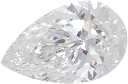 3.94 Carat E VVS1 Pear Lab Diamond