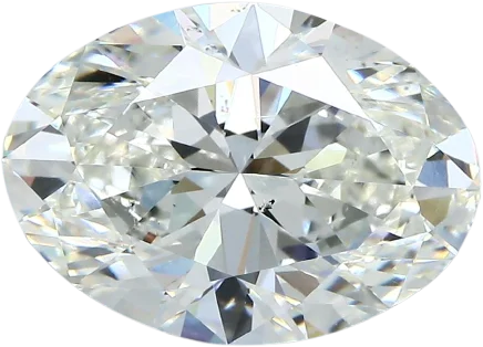 4.01 Carat J SI1 Oval Natural Diamond