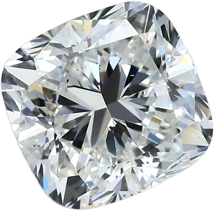 4.02 Carat I SI1 Cushion Natural Diamond