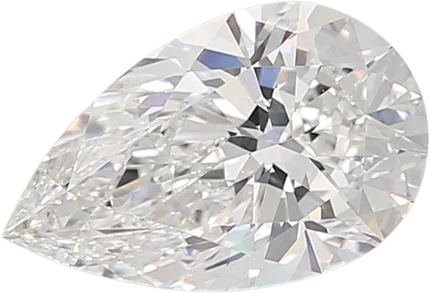 4.02 Carat F IF Pear Lab Diamond